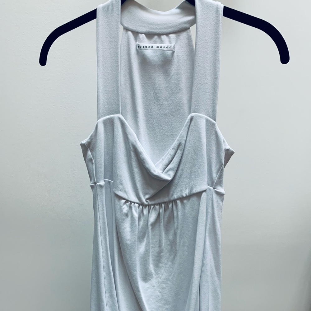 White Halter Top